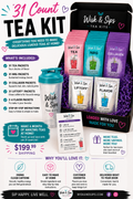 31 Count Tea Kit by Wisk & Sips