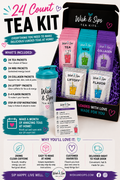 24 Count Tea Kit by Wisk & Sips