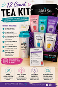 12 Count Tea Kit by Wisk & Sips
