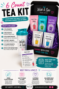 6 Count Tea Kit by Wisk & Sips